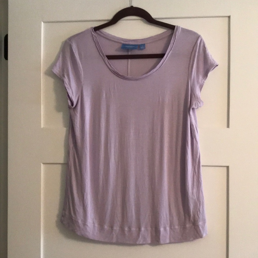 Pretty light purple Simply Vera top sz L